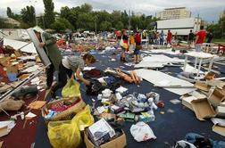 Huda nevihta v Bukarešti, najmanj 17 ranjenih