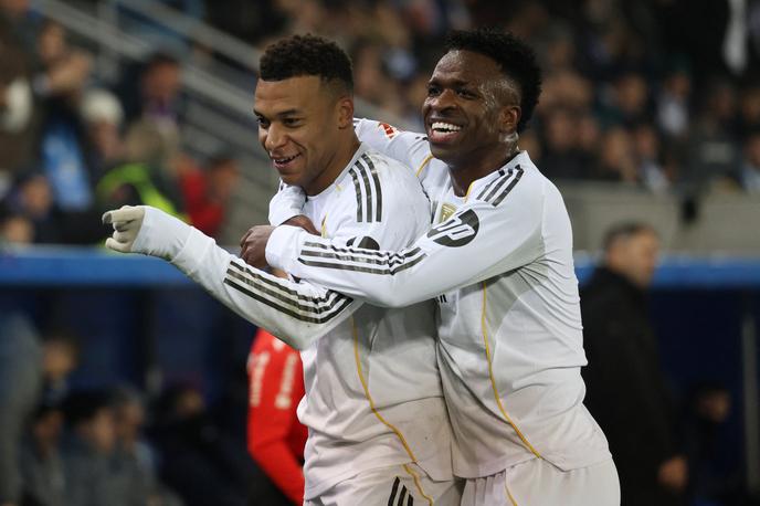 Real Madrid, Kylian Mbappe, Vinicius Jr. | Real Madrid je zmagal z 2:1. | Foto Reuters