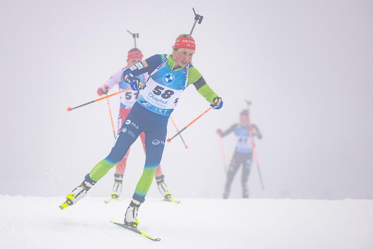 Anamarija Lampič je sploh prvič v karieri na najvišji ravni nastopila v zasledovanju in zasedla 51. mesto. | Foto: Grega Valančič/Sportida