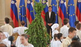 Predsednik Pahor sprejel Zelenega Jurija