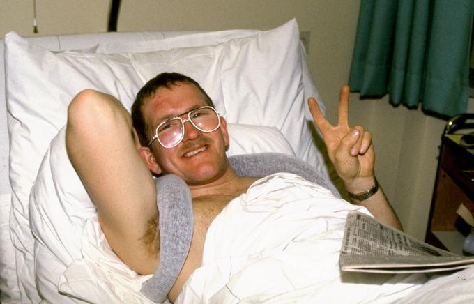Eddie Edwards je zaradi svojih vratolomnih padcev večkrat pristal v bolnišnici. | Foto: Guliverimage/Getty Images