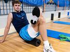 slovenska košarkarska reprezentanca trening Aljaž Kunc