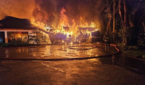 Nekdanjemu trenerju Gorana Dragića v hudem požaru povsem pogorela hiša