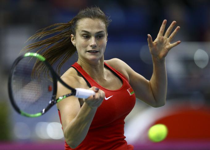 Aryna Sabalenka je na zaključnem turnirju prva nosilka. | Foto: Reuters