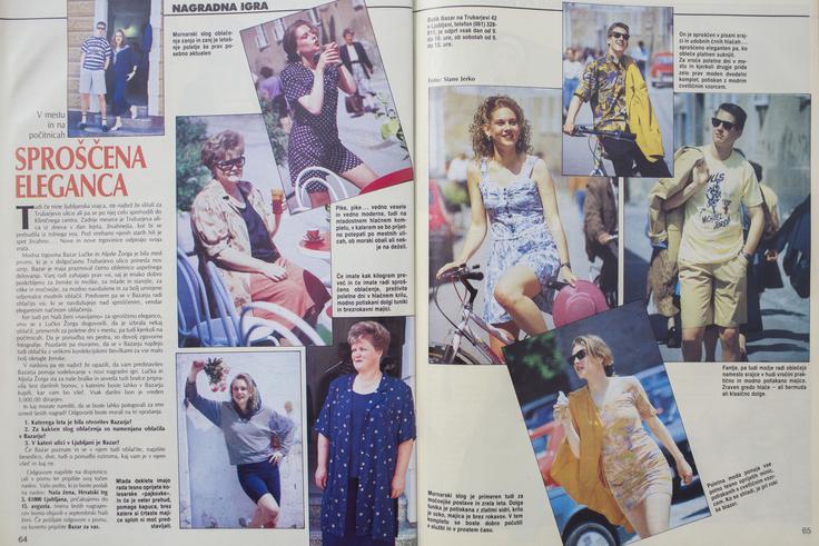 Odmislite staromodne pričeske in tisk. Podobna oblačila nosimo še danes. | Foto: Matej Leskovšek