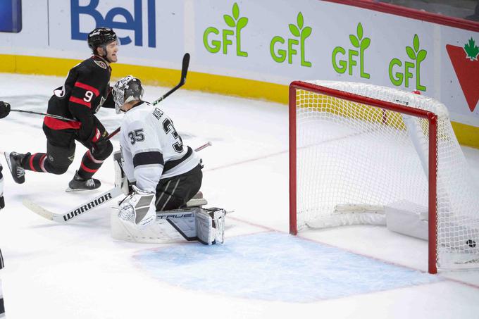 Josh Norris je zadel za zmago Ottawe. | Foto: Reuters