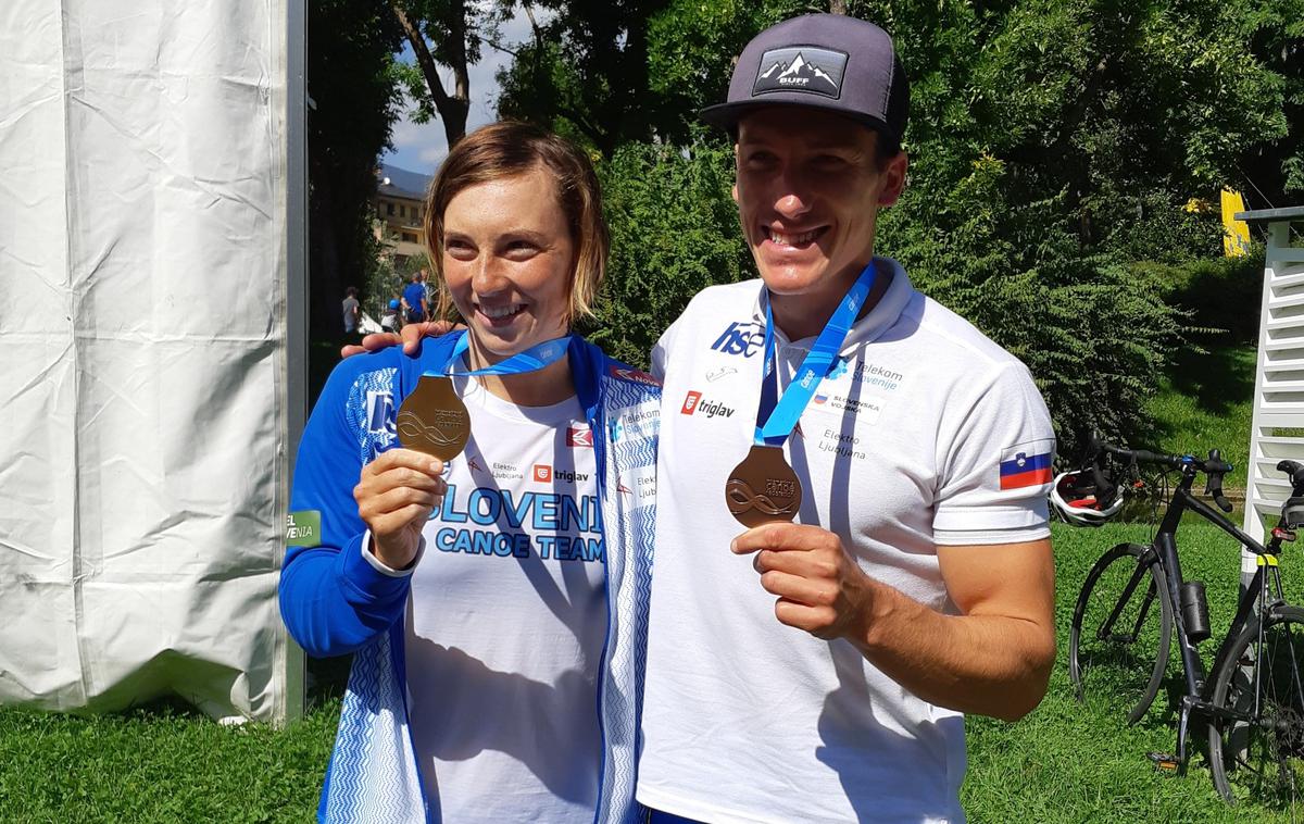 Eva Terčelj, Luka Božič | Na svetovnem prvenstvu v kajaku in kanuju v Španiji je danes slovenski dan. Najprej je kanuist Luka Božič osvojil bronasto odličje, potem pa je kajakašica Eva Terčelj presenetila z zlatom!  | Foto Boštjan Boh