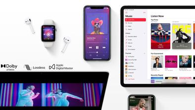 Višja kakovost glasbe na Apple Music