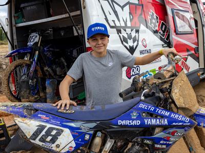 Vrhunski dosežek 14-letnega Alexa Novaka na drugi dirki EMX125