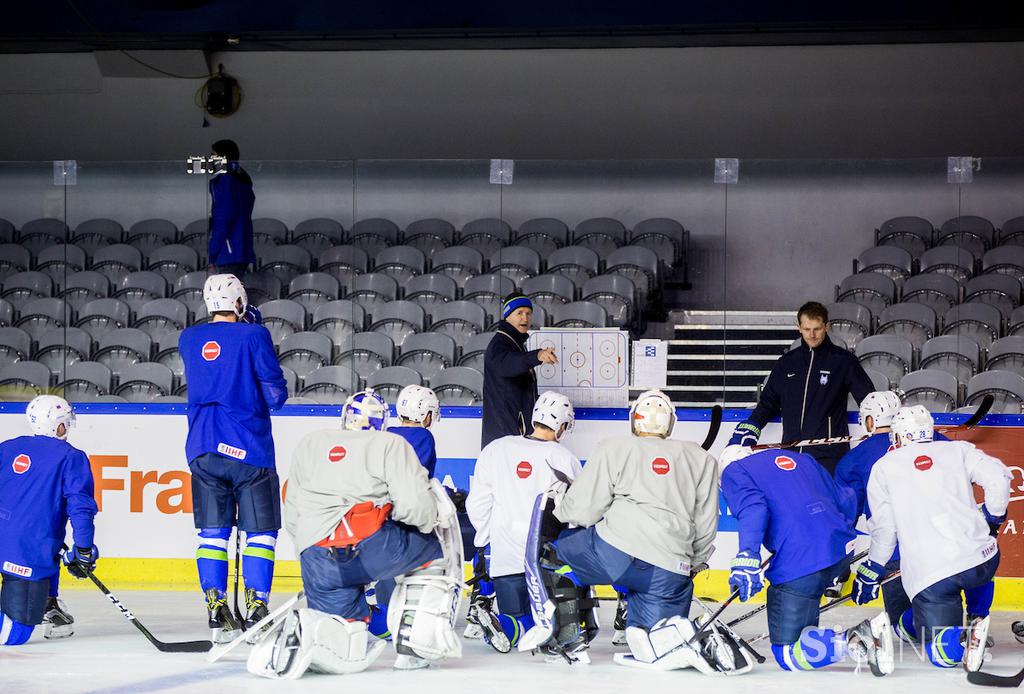 slovenska hokejska reprezentanca trening