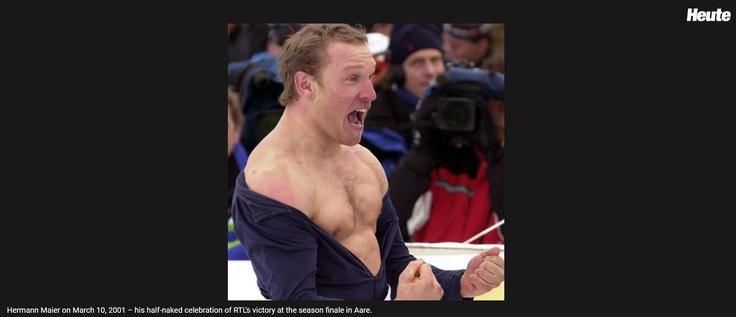 Proslavljanje Hermana Maierja leta 2001. | Foto: zajem zaslona