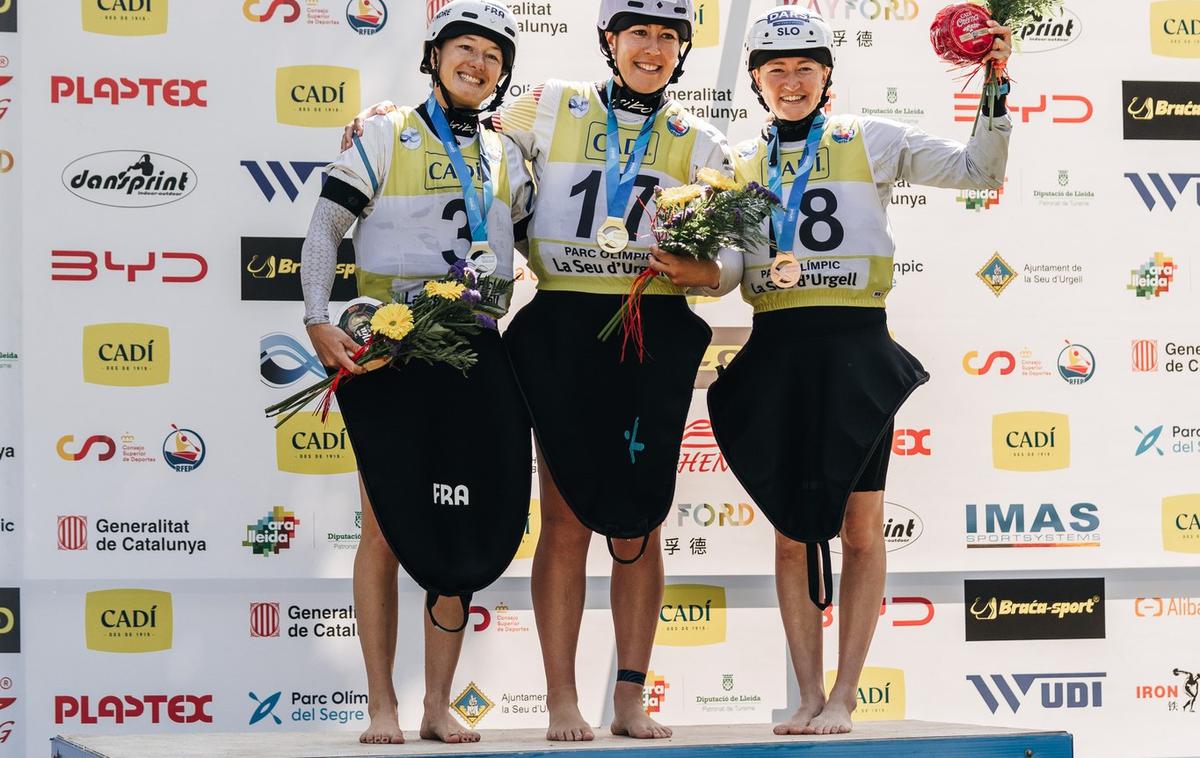 Eva Alina Hočevar | Eva Alina Hočevar je zasedla tretje mesto. | Foto Facebook Canoe Slalom - La Seu