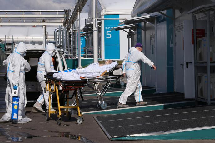 Rusija covid | Rusija je po številu okužb z novim koronavirusom peta najbolj prizadeta država na svetu in ima najvišje število covidnih smrti v Evropi. | Foto Reuters