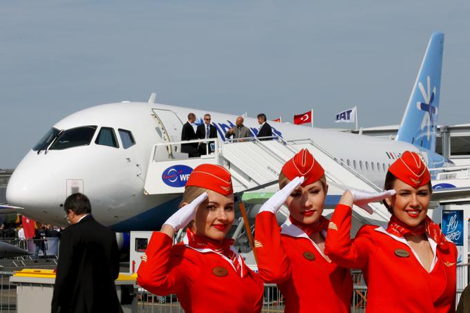 Na mednarodnih poletih ruski Aeroflot po novem stavi zgolj na suhe in privlačne stevardese. | Foto: Reuters
