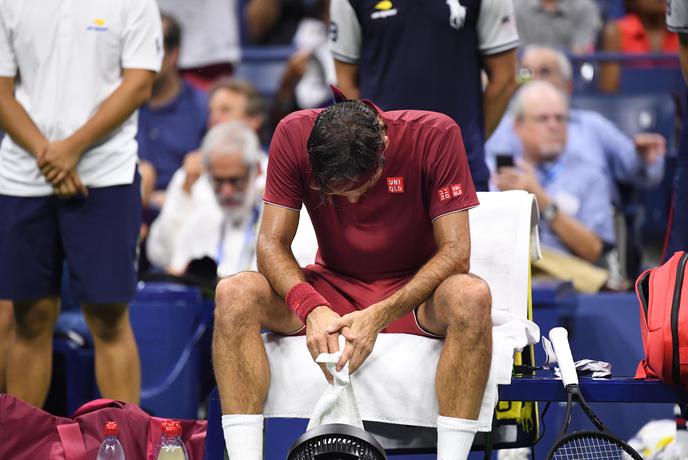 Senzacija v New Yorku, Federer potegnil krajšo