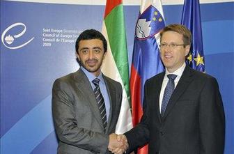 Žbogar z zunanjim ministrom Združenih arabskih emiratov za krepitev sodelovanja