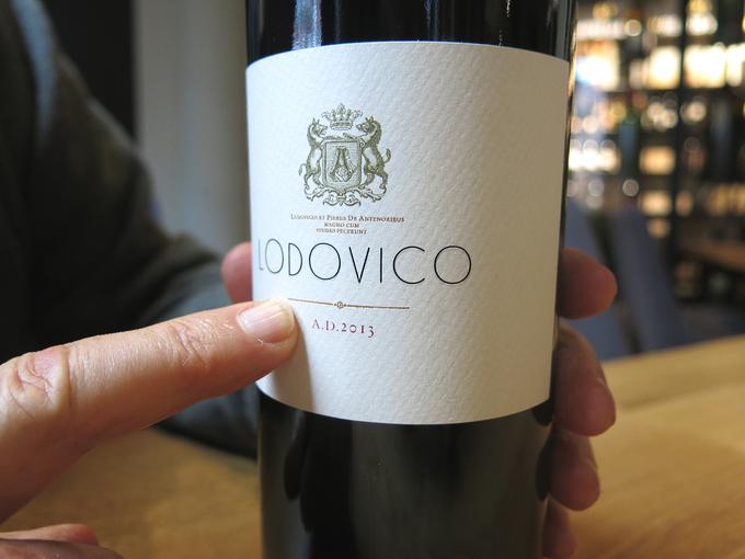 Lodovico je najprestižnejše vino s posestva Biserno, pridelajo ga le ob najboljših letnikih. | Foto: Nina Vogrin