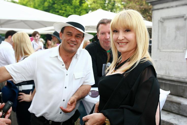 Branko Jovanović Vunjak – Brendi ob boku pevke Helene Blagne, s katero je sodeloval tudi na glasbenem področju. | Foto: Mediaspeed