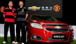 Chevrolet postal uradni avtomobilski partner kluba Manchester United