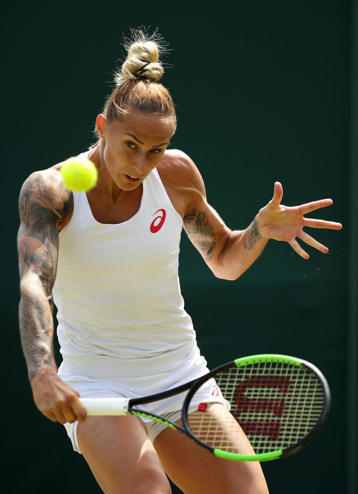 Polono Hercog v 3. krogu čaka Rusinja Svetlana Kuznecova. | Foto: Guliverimage/Getty Images