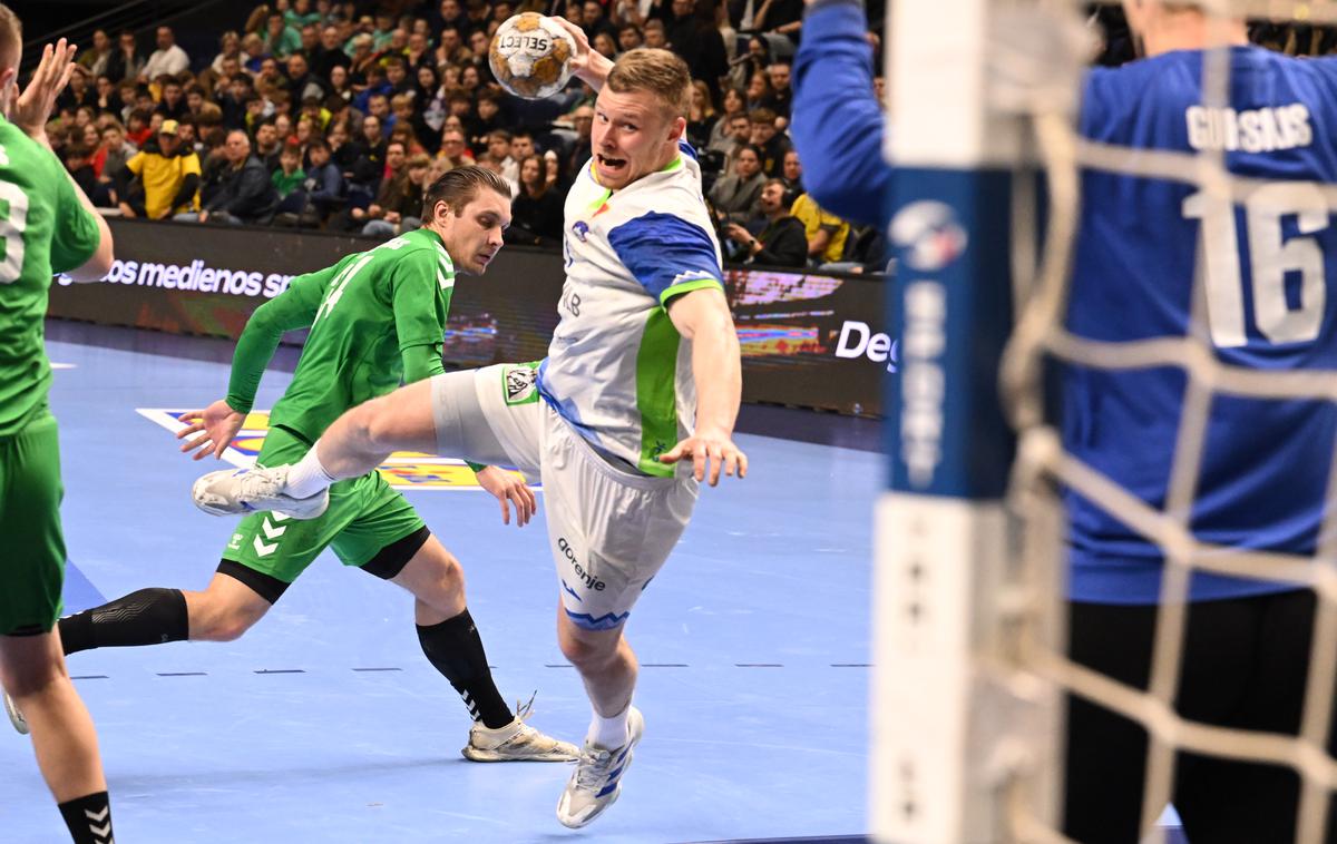 Litva : Slovenija, slovenska rokometna reprezentanca | Slovenci so zmagali v Litvi. | Foto Rokometna zveza Slovenije