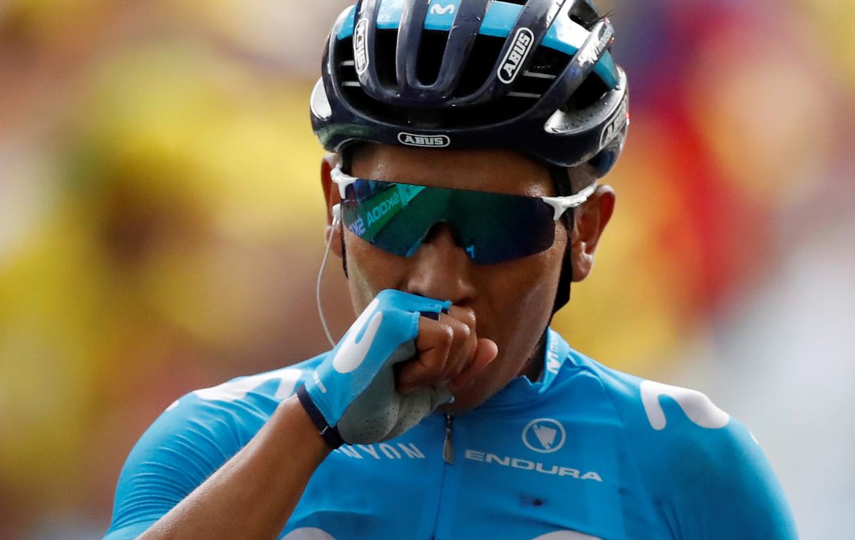 Nairo Quintana | Naira Quintano je med treningom v domačem mestu Motavita zbil voznik z avtomobilom. | Foto Reuters