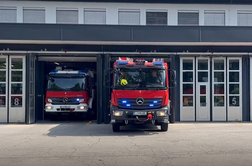 Ljubljanske gasilce smo ujeli med intervencijo. Poglejte si posnetek. #video