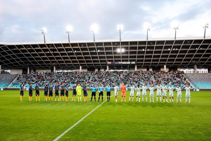 Derbi 3. kroga poteka v Stožicah. | Foto: Aleš Fevžer