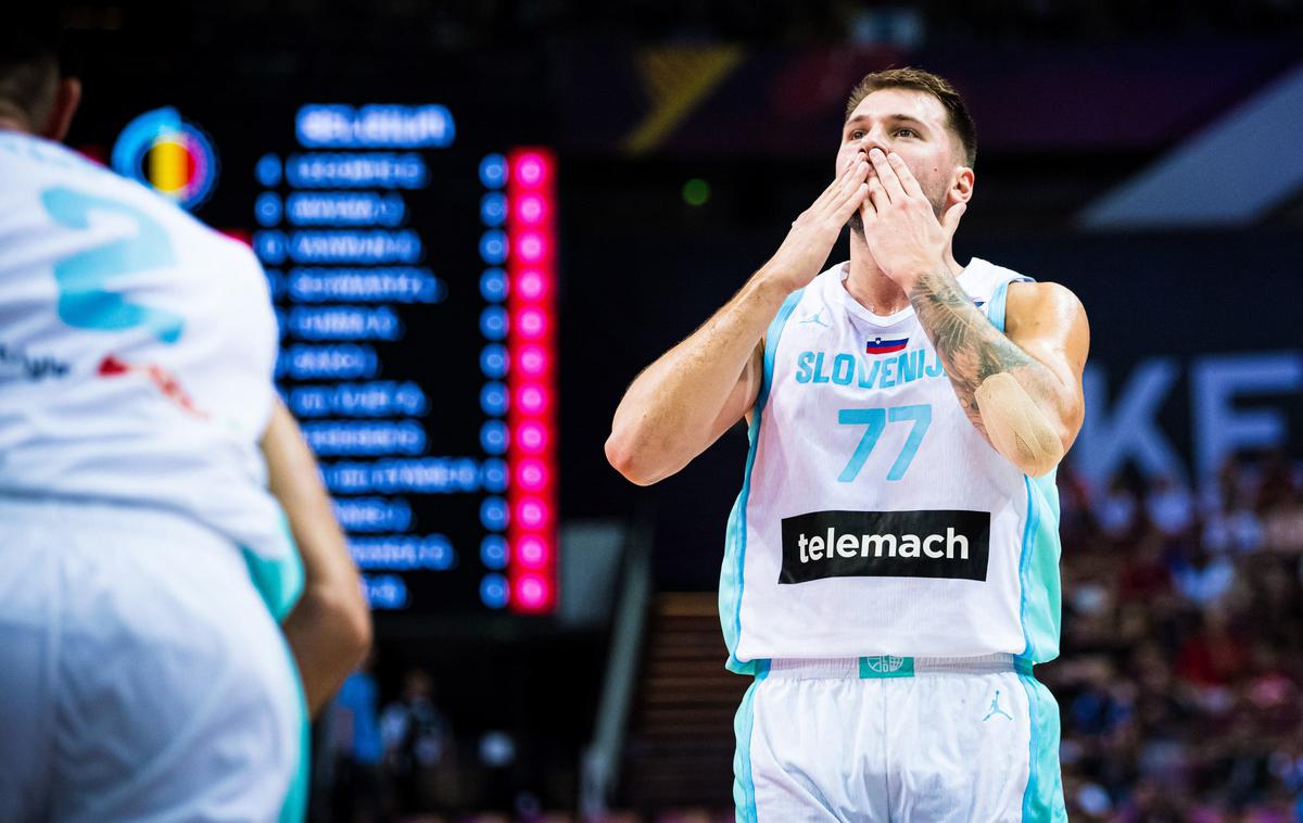 Luka Dončić | Luka Dončić je proti Belgiji dosegel trojni dvojček.  | Foto FIBA