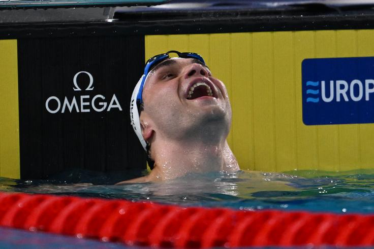 Za Milaka je bilo to četrto zaporedno zlato v tej disciplini na prvenstvih stare celine. Je tudi aktualni olimpijski prvak na 100 m delfin. | Foto: Guliverimage