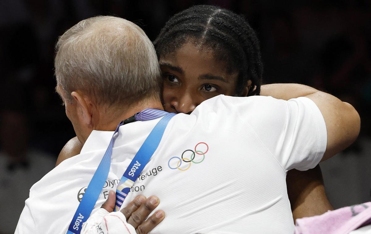 Cindy Ngamba | Cindy Ngamba je begunski olimpijski ekipi zagotovila prvo medaljo v zgodovini. | Foto Reuters