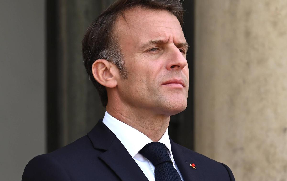 Emmanuel Macron |  "Ukrajinci so bili precej jezni, ko so ugotovili, da so vrata odprta, vendar ne tako zelo. Mislim, da je scenarij za vrh v Washingtonu enak," je dejal francoski predsednik. | Foto Guliverimage