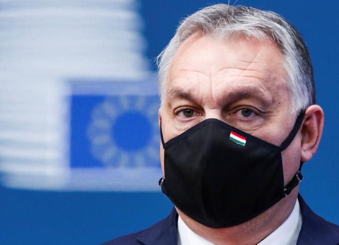 Madžarski premier Viktor Orban je ob prihodu na vrh EU ocenil, da je dogovor o svežnju za okrevanje zelo blizu. | Foto: Reuters