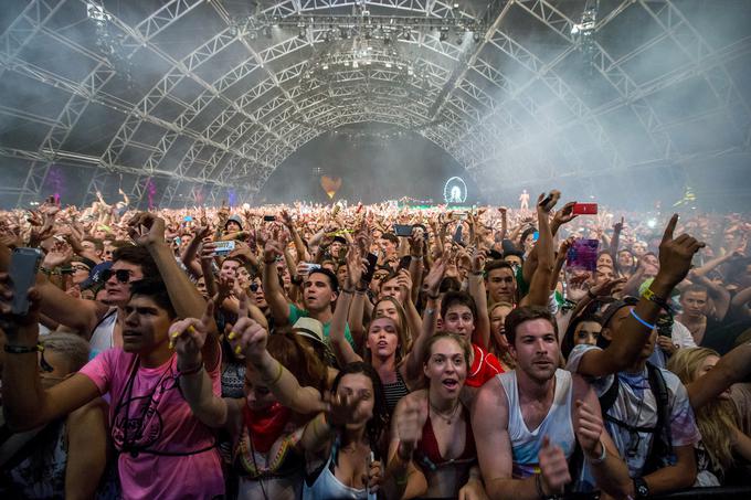 Festival Coachella gosti več kot 200 tisoč ljubiteljev glasbe.  | Foto: Reuters