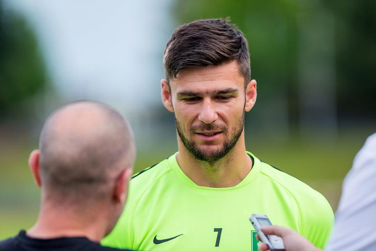 Rok Kronaveter Olimpija spet računa na Roka Kronavetra. | Foto: Žiga Zupan/Sportida