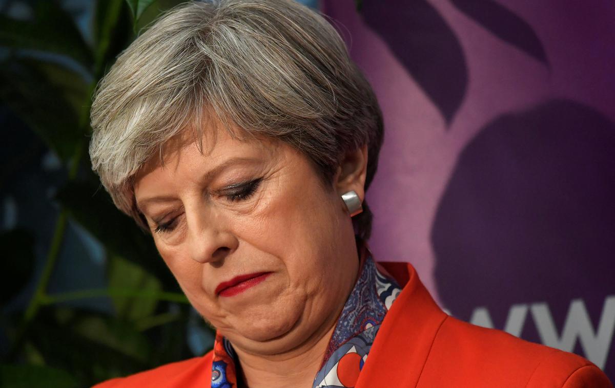 Theresa May | Britanska premierka Theresa May v Bruslju ni predstavila vsebinskih novosti glede brexita. | Foto Reuters