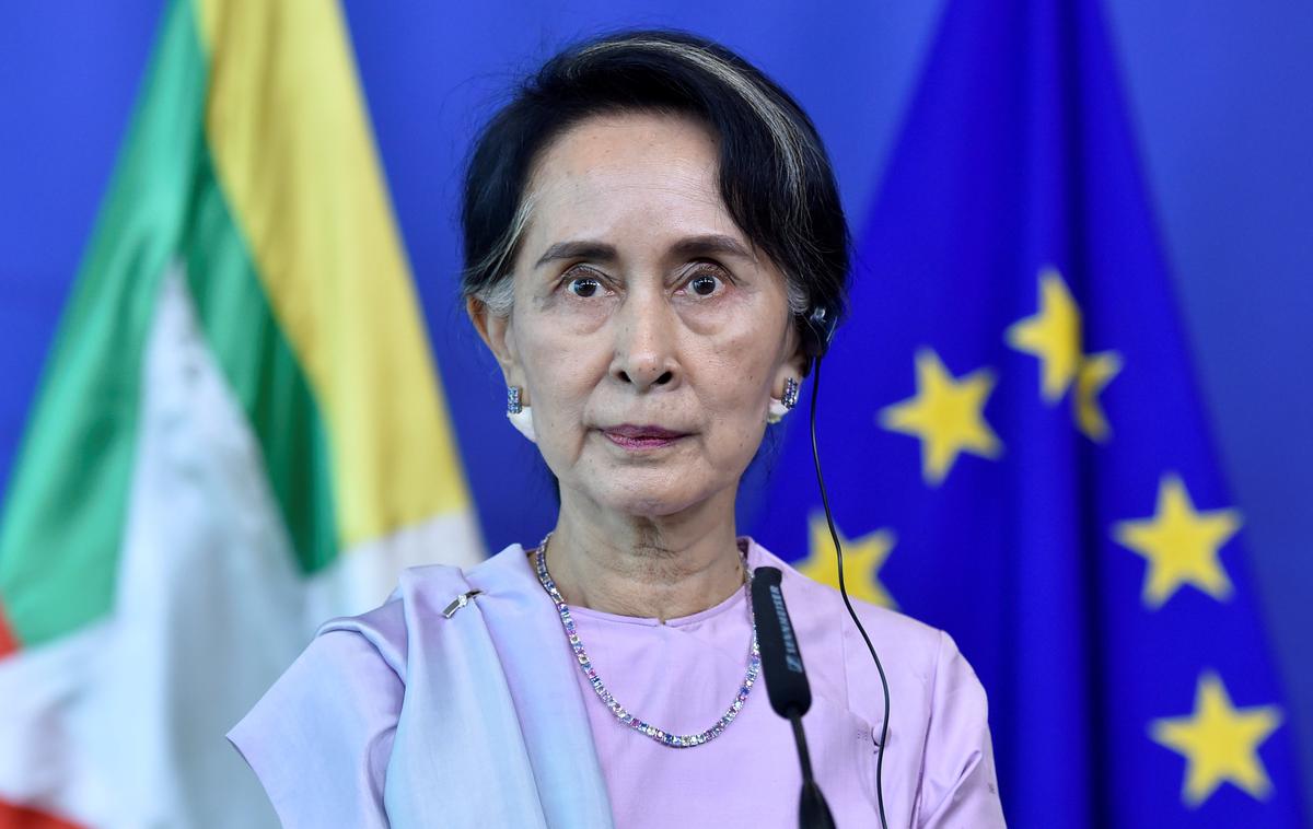 Aung San Su Či | Nobelovo nagrajenko za mir Aung San Su Či je Evropski parlament suspendiral iz skupnosti prejemnikov nagrade Saharov. | Foto Reuters