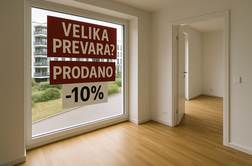 Medijski pomp vs. realnost: realne cene nepremičnin skoraj stagnirajo?