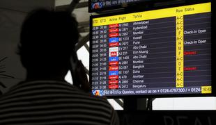 Motnje v letalskem prometu po vsem svetu