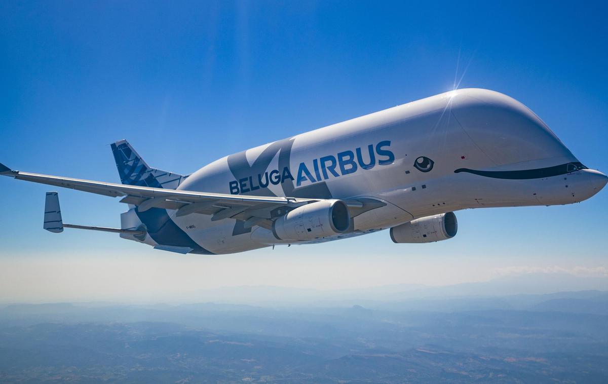 Beluga XL | Beluga XL je 9. januarja uradno vstopila v službo pri Airbusu in opravila svoj prvi polet. | Foto Airbus