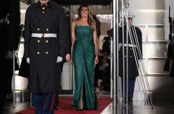 Iščete obleko za praznično zabavo? Naj vas navdihne Melania Trump.