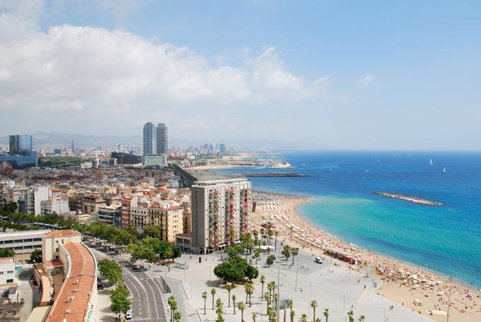 Na prvo mesto se je s svojimi plažami uvrstila Barcelona. | Foto: Thinkstock
