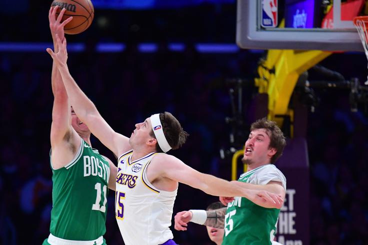 Austin Reaves je prejel tehnično napako. | Foto: Reuters
