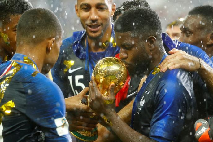 Hrvaška Francija nogomet | Francija je v finalu SP 2018 premagala Hrvaško s 4:2. | Foto Reuters