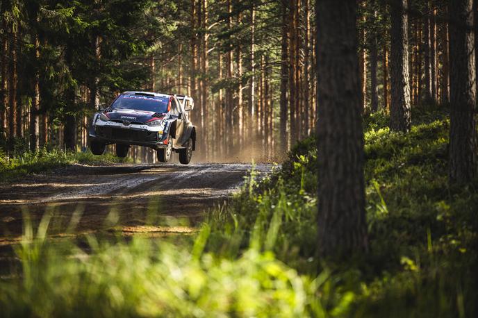 reli Finska Kalle Rovanperä Toyota | Kalle Rovanperä je tudi letos, v sedmem poskusu, ostal brez zmage na domačem reliju Finska. | Foto Guliverimage