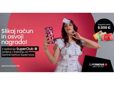 Slikaj račun in osvoji Darilno kartico Supernova!
