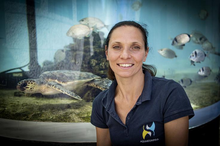 Vodja strokovnega oddelka Aquariuma Pula in magistra farmacije Marija Aleksandra Bel Dajković | Foto: Ana Kovač