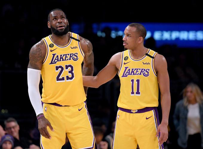 Košarkar LA Lakers Avery Bradley se je odločil, da sezone v ligi NBA ne bo nadaljeval. Razlog je skrb za zdravje družine.  | Foto: Getty Images