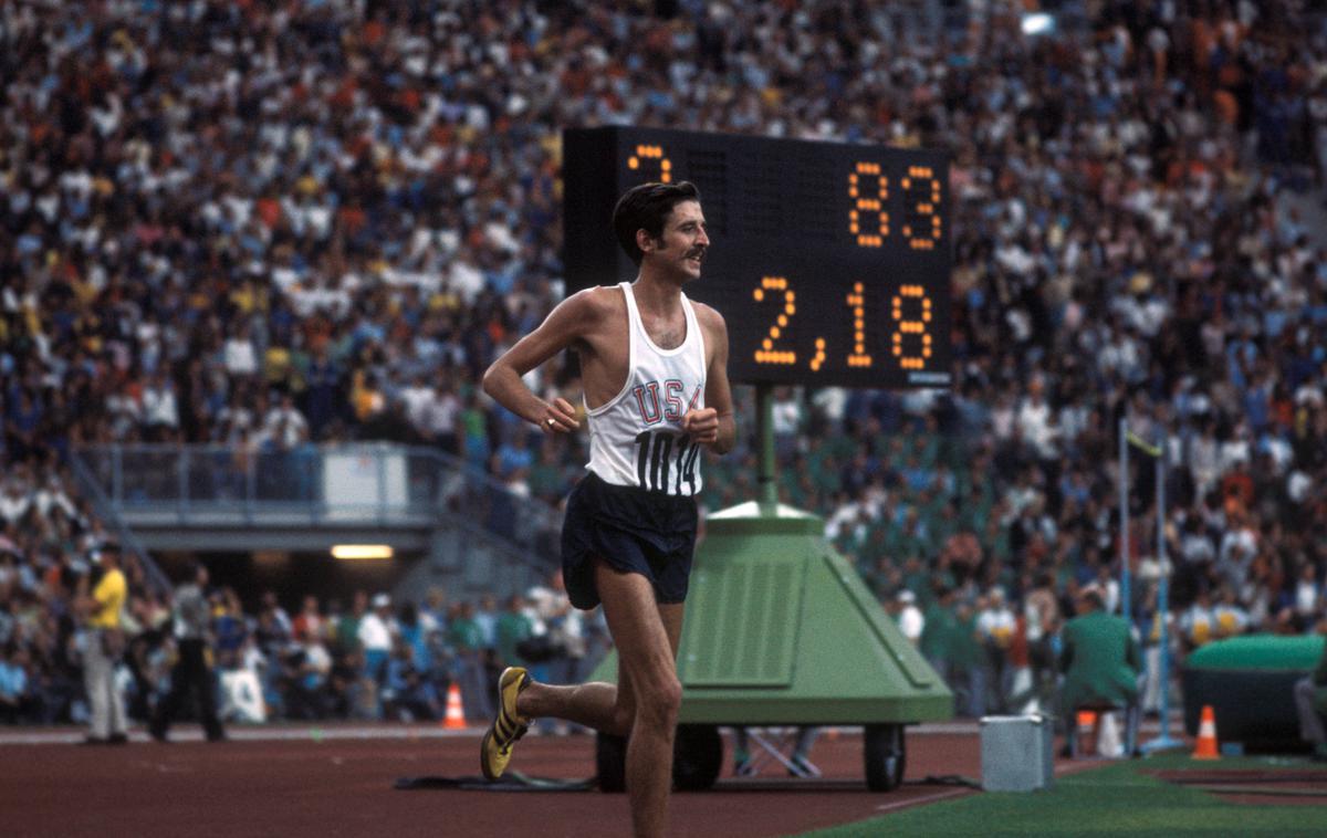 Frank Shorter, München 1972 | Američan Frank Shorter je bil v zaključku olimpijskega maratona iger v Münchnu leta 1972 začuden nad sovražnim sprejemom. A ta ni bil namenjen njemu. | Foto Guliverimage