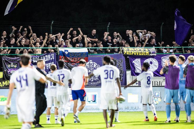 Mariborčani so se z zmago v Kidričevem utrdili na drugem mestu. | Foto: Jure Banfi